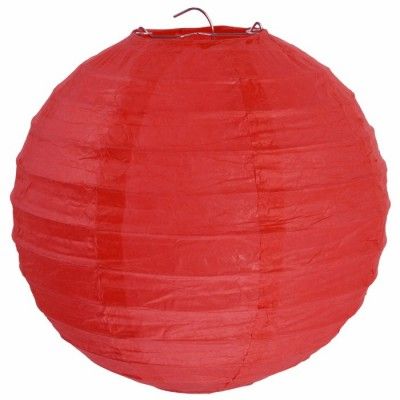 SANTEX 4314-7, Une lanterne XL 50cm, Rouge