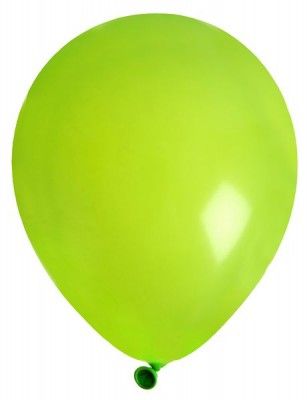 Sachet de 8 ballons latex 23cm unis, Vert