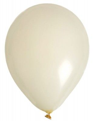 SANTEXSachet de 8 ballons latex 23cm unis, ivoire