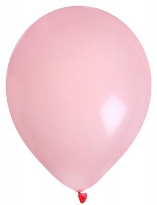 Sachet de 8 ballons latex 23cm unis, Rose