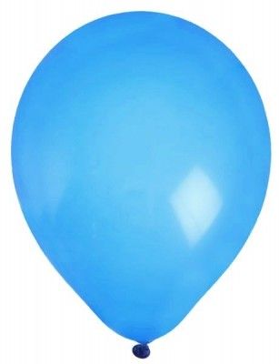 Sachet de 8 ballons latex 23cm unis, Bleu