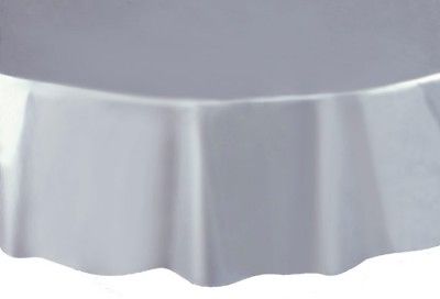 Nappe plastique RONDE Ø, Gris