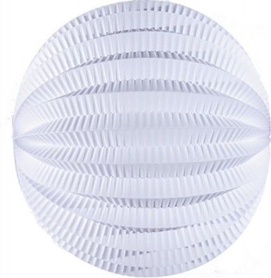 Party Pro 50212L, Lampion rond blanc 30 cm