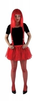 P'TIT Clown re56007 - Bretelles, largeur 3.5 cm, Rouges