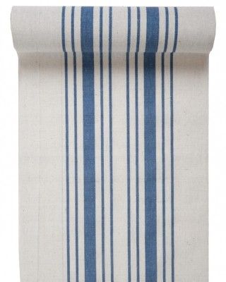 SANTEX 5706-8-30, Chemin de table Torchon tradition, Bleu