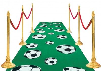 Petit tapis Football jetable 4,5m Vert 