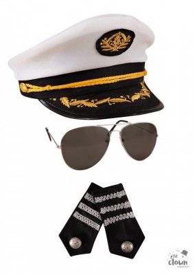 Set Accessoires déguisement Capitaine de bateau