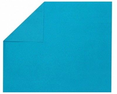 Lot de 16 Sets de table rectangulaires Airlaid voie sèche, Bleu Aqua