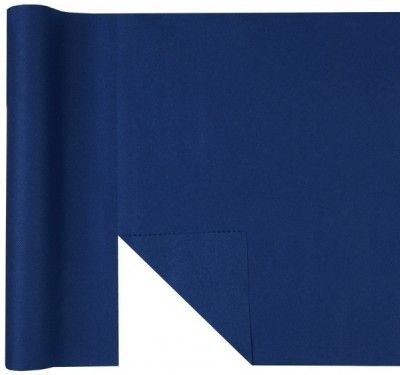 Chemin de table Airlaid voie sèche luxe prédécoupé, Bleu Roy