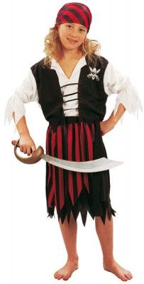 Déguisement Pirate fille 4-6 ans