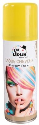 P'TIT Clown re72004 - Aérosol laque cheveux 125 ml jaune