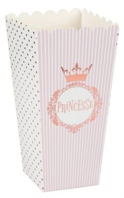 SANTEX 7249-20, Sachet de 8 Cornets Princesse Rose Gold