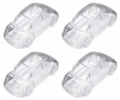 Lot de 4 ballotins VOITURE plexi transparentes