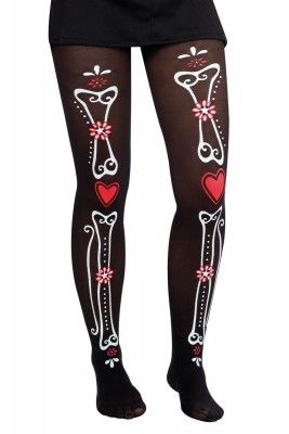 P'TIT Clown re74324 - Collants Day of the Dead