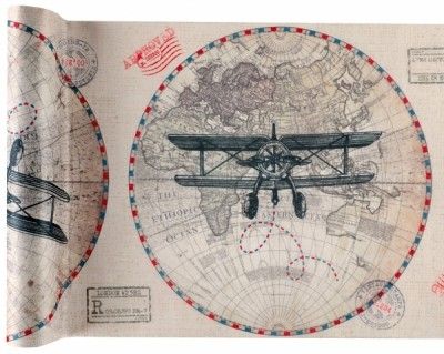 Chemin de table Bon Voyage 5m