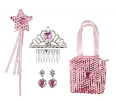 P'TIT Clown re80221 - Set accessoires de princesse rose