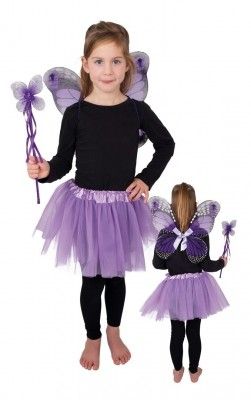 P'TIT Clown re80240 - Set de Papillon violet