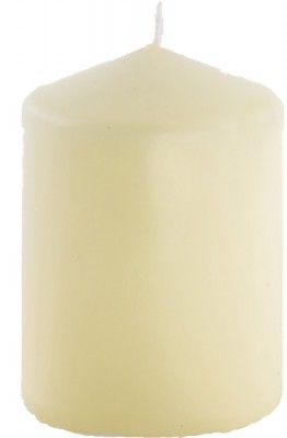 Chaks 80291-01, Grande bougie cylindrique 10 cm, ivoire
