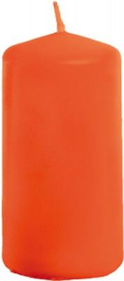 Chaks 80292-17, Petite bougie cylindrique 6cm, Orange