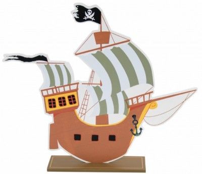 Chaks 81005, Centre de table Bateau de pirate 29cm