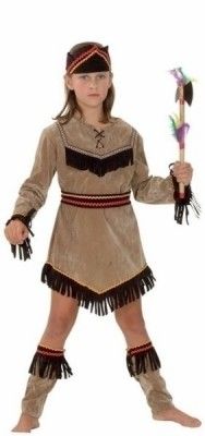 P'TIT Clown re81144 - Costume enfant luxe indienne, S