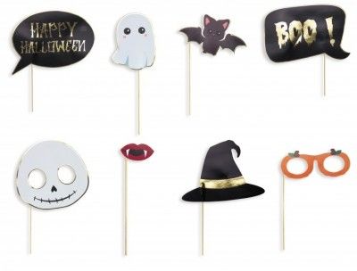 Lot 8 accessoires PhotoBooth Sweety Halloween