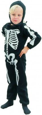 P'TIT Clown re82030 - Costume baby squelette, taille 92 cm