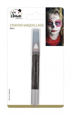 P'TIT Clown re84302 - Crayon maquillage blanc, 3 gr