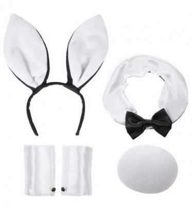 Set Bunny blanc & Noir luxe