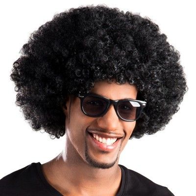 Perruque afro noire