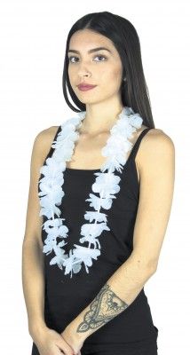 Party Pro 8652006, Collier Hawai blanc
