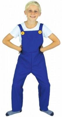 Party Pro 86551S, Salopette bleue 7/9 ans