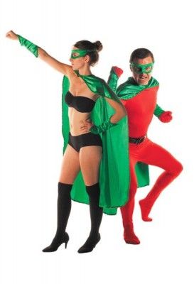 Party Pro 8655202, Set Super Héros adulte, vert
