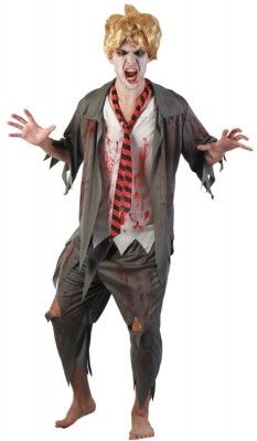 Party Pro 87283532, Costume étudiant zombie adulte