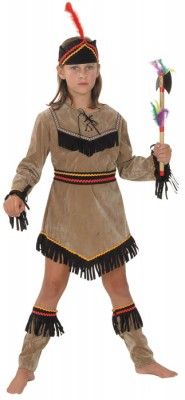 Party Pro 8728714046, Costume indienne sioux, 4-6 ans