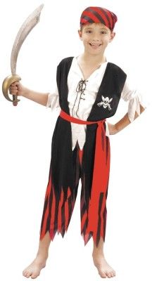 Party Pro 8728879079, Costume Moussaillon Pirate, 7-9 ans