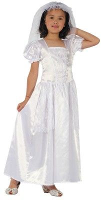 Party Pro 8729870846, Costume Mariée, 4-6 ans