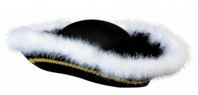 Chapeau tricorne luxe