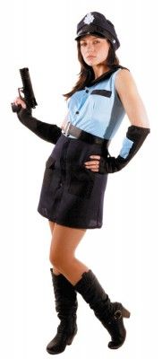 Party Pro 873133, Costume Policière, adulte