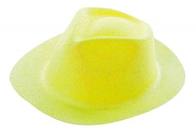 Party Pro 87319214, Chapeau borsalino paillette jaune