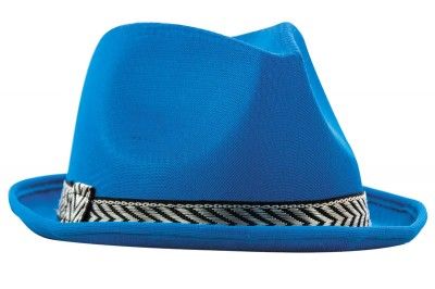 Party Pro 87341, Chapeau borsalino polyester SOUPLE, Turquoise