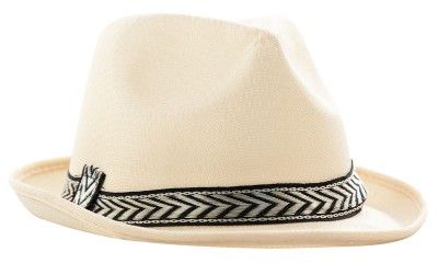 Party Pro 87344, Chapeau borsalino polyester SOUPLE, Crème