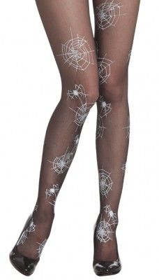 Paire de Collants Araignées