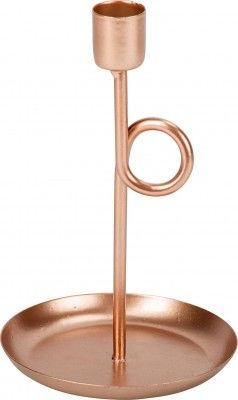 Bougeoir loopy Rose Gold sur socle