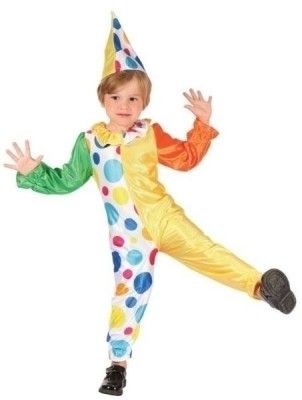 P'TIT Clown re92015 - Costume baby luxe clown, 92/104 cm
