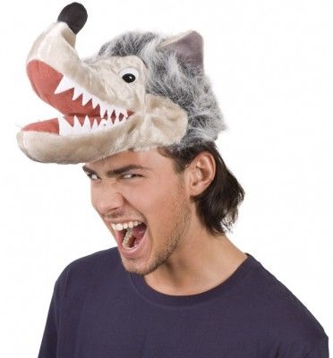 Chapeau tête de loup