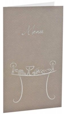 Menu Communion Régalb modèle B719 avec impression