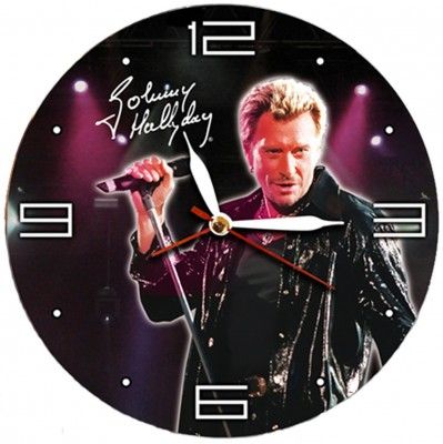 Horloge Johnny Hallyday spotlights