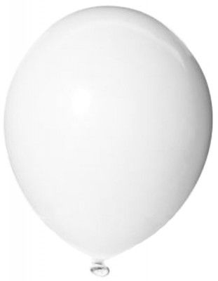 Sachet 25 ballons Opaques 25cm, Blanc 25cm