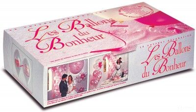 Coffret luxe 251 ballons Les Ballons Du Bonheur, Lilas et blanc